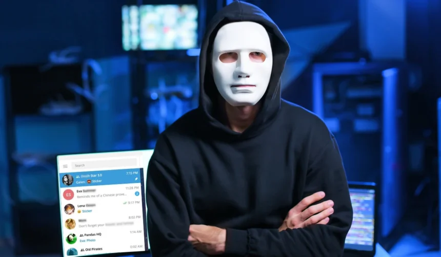 Ilustracija - Cyber kriminalac i Telegram (Foto: Pixelshot, Cyber.ba)