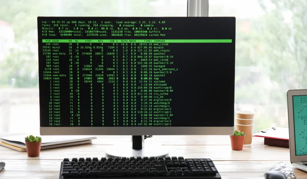 Primjer - Izgled linux terminala (Foto: Cyber.ba)