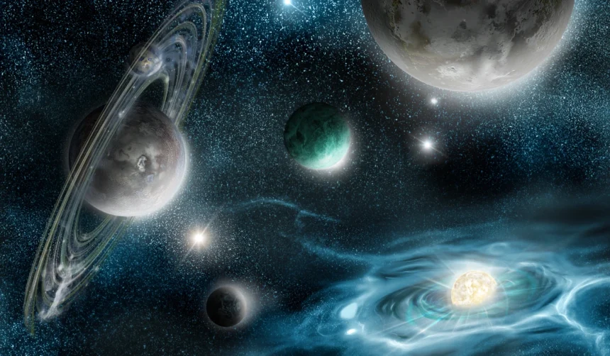 Ilustracija - Supernova i planete