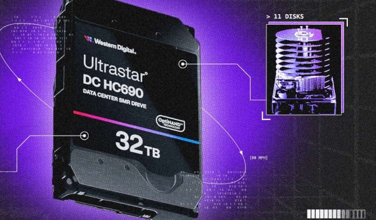 Western Digital HDD kapaciteta 32TB (Foto: WD)