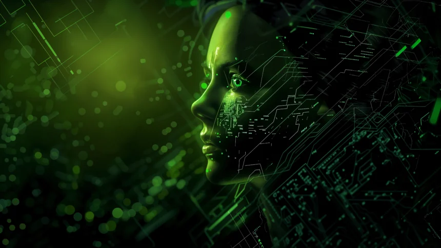 ilustracija, nvidia, ai, tehnologija, umjetna inteligencija, vjestacka inteligencija, biznis