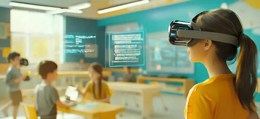 Ilustracija - škola VR i AI tehnologije