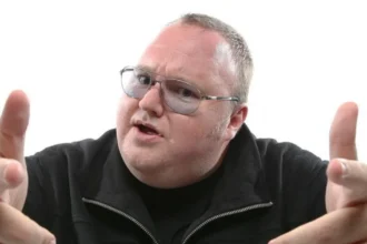 Fotografija osobe Kim Dotcom, jednog od najvećih internet pirata na svijetu