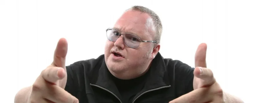 Fotografija osobe Kim Dotcom, jednog od najvećih internet pirata na svijetu