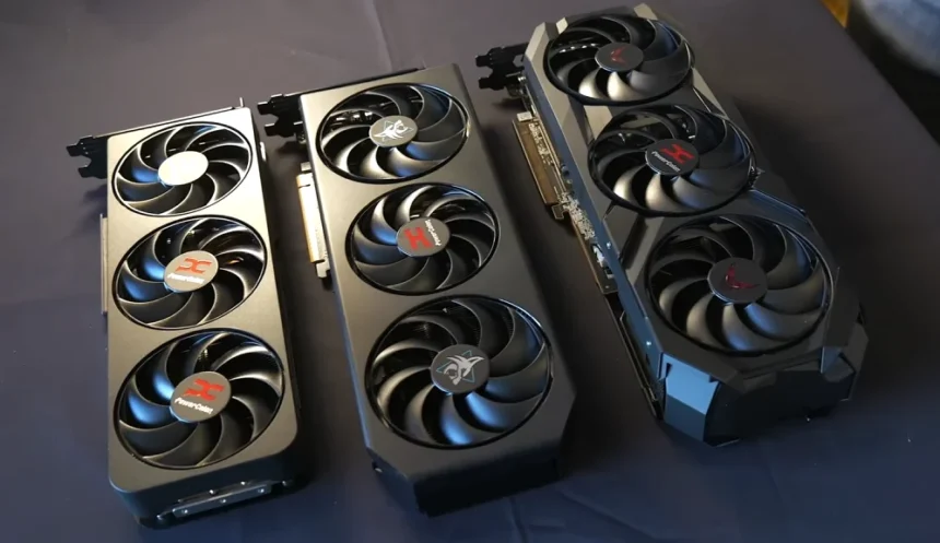 Tri Radeon RX 9070 grafičke kartice