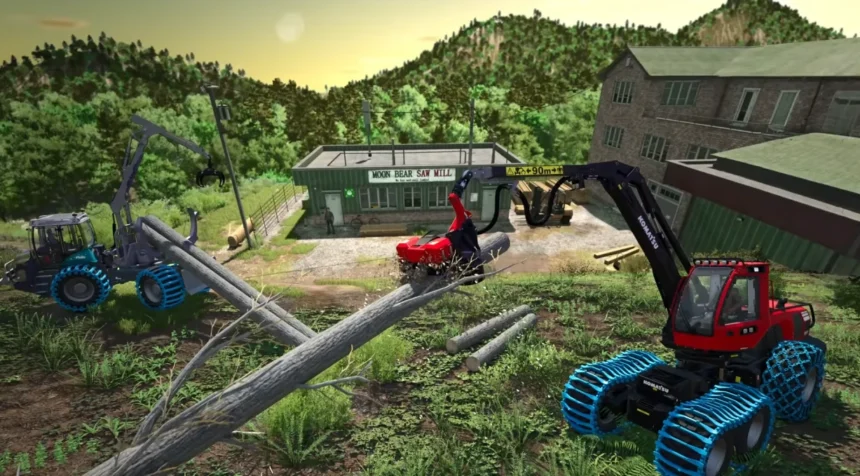 Screenshot popularne video igre Farming Simulator 25