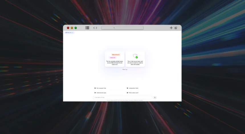 Duck.ai modeli umjetne inteligencije anonimno