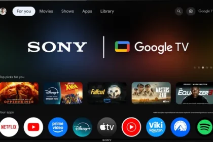 Google TV na tv uređaju Sony