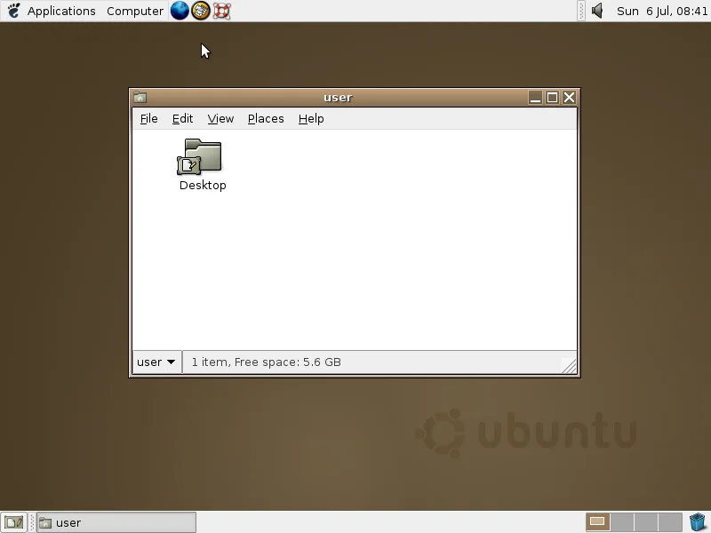 Ubuntu 4.10 - 2004 godina
