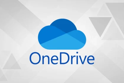 Onedrive logo na svjetloj pozadini
