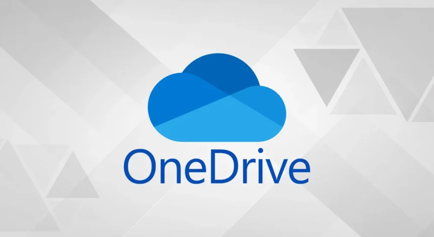 Onedrive logo na svjetloj pozadini