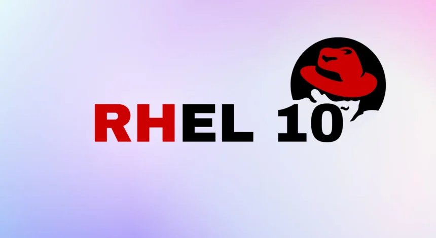 RHEL 10, logo, red hat, linux