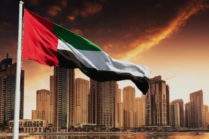 Zastava Ujedinjenih Arapskih Emirata u Dubaiu