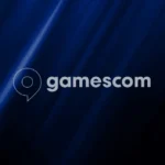 Zastava Evropske Unije i logo Gamescom gaming konferencije