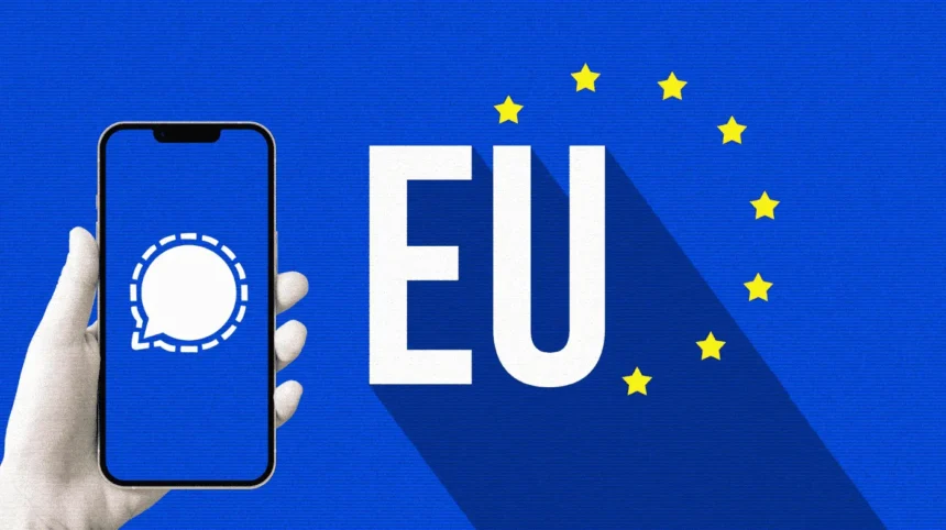 Aplikacija Signal, Enkripcija, EU, Evropska Unija